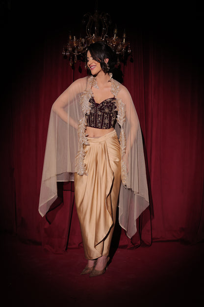 Golden Hour Velvet Ensemble