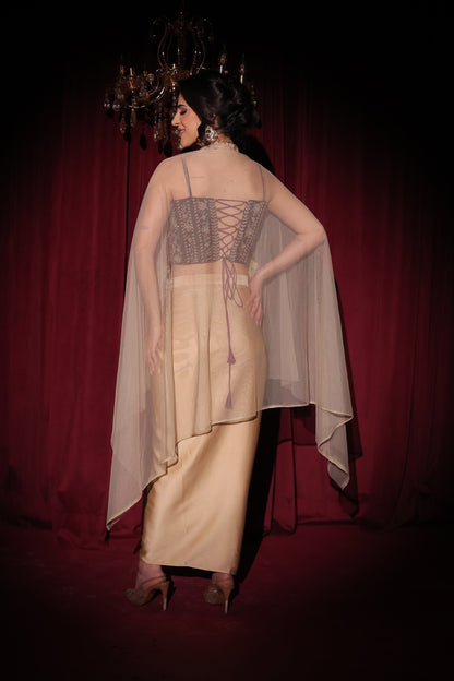 Golden Hour Velvet Ensemble