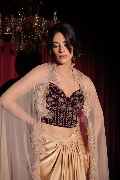 Golden Hour Velvet Ensemble