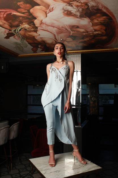 Crystal Hand Embroidered Pantset