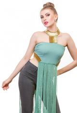 GILDED FRINGE TOP
