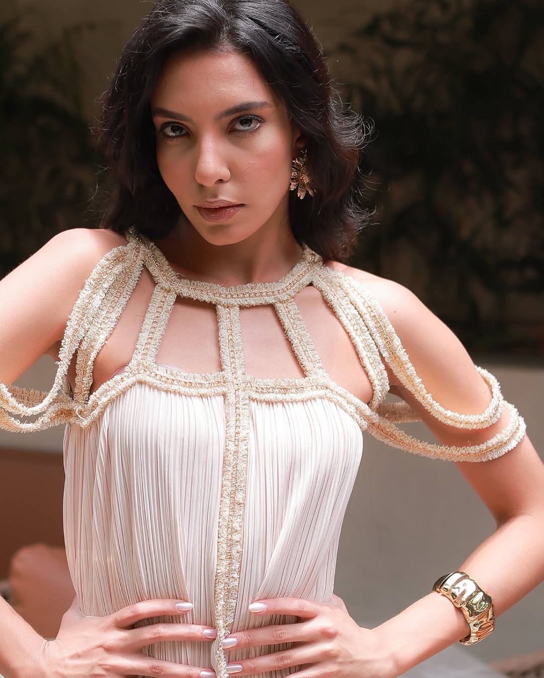 METALLIC GODDESS MAXI