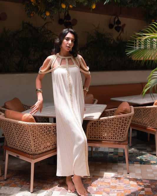 METALLIC GODDESS MAXI